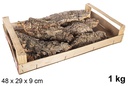 Cortezas de árbol en caja de madera 1 kg  