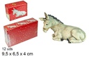 Figura Belén burro resina