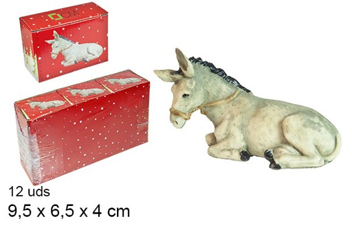 [103353] Resin donkey Nativity scene figure