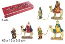 Pack 3 figuras Belén Reyes Magos con camello y paje