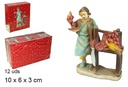 Pastor resina carnicero 10 cm