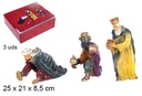Pack 3 figuras resina Reyes Magos Belén 25 cm