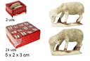 Pack 2 ovejas resina 5 cm