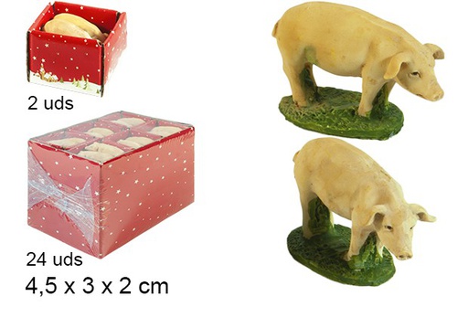 [103470] Pack 2 resin pigs  