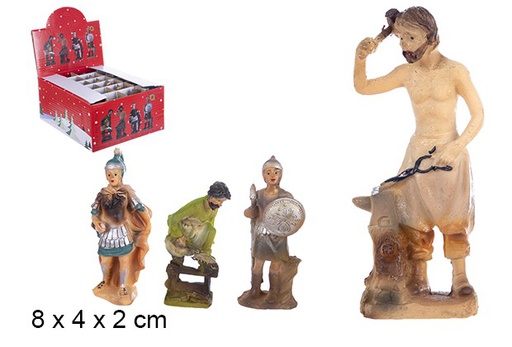 [103479] Assortiment de figurines de la Nativité en résine 