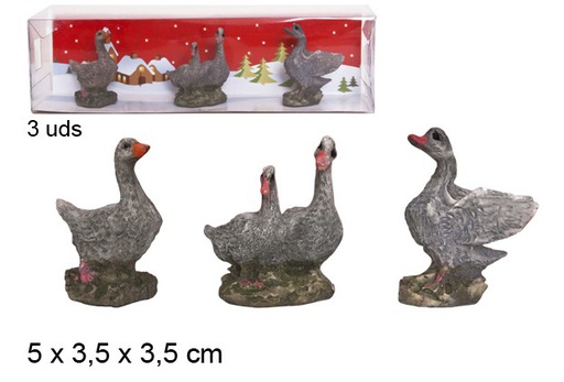 [103497] Pack 3 resin ducks