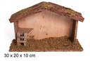 Cabaña madera 30x20 cm