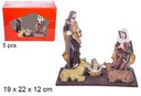 Nacimiento 5 piezas caja PVC