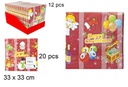 Pack 20 servilletas 3 capas decoradas Navidad 33 cm