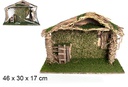 Cabaña madera 46x30x17 cm