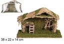 Cabaña madera 38x22x14 cm