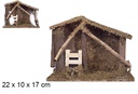Cabaña abierta 22x10x17 cm