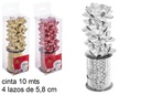 Tubo 4 lazos 5,8 cm + cinta 10 m.