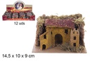 Casita resina en expositor 14,5x10 cm