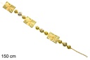 Colgante oro regalos y bolas 150 cm