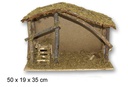 Cabaña abierta 50x19x35 cm