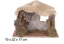 Cabaña abierta 10x22 cm