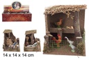 Escena establo con animales surtido 14 cm  