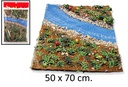 Papel decoración Belén tierra y rio 50x70 cm