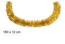 Boa pelo ancho oro 12x180 cm