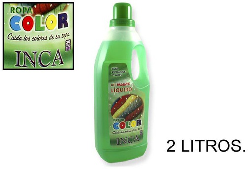 [012444] Detergente líquido INCA ropa color 2 l.