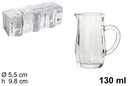 Jarra  cristal pequeña 130 ml