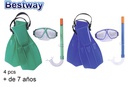Set buceo 4 piezas Hydro-Pro + 7 años