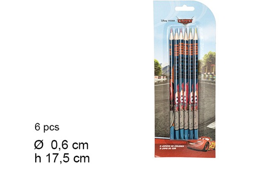 [079765] Pack 6 lápis de cor Cars