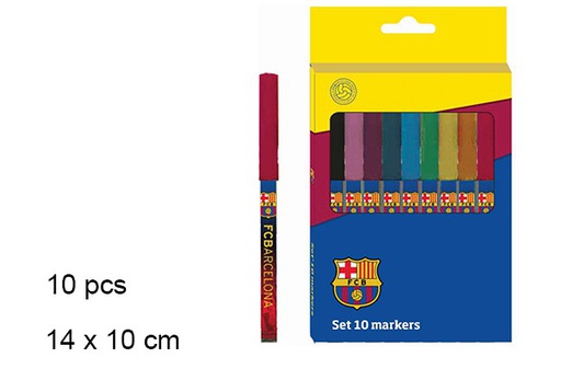 [097232] Set 10 rotuladores fc barcelona
