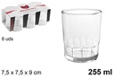 Pack 6 copo de água Candanchu 255 ml