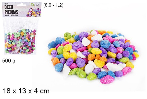 [100219] Pietre decorative colorate 500 gr.