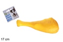 Mordedor para mascotas muslo de pollo 17 cm 