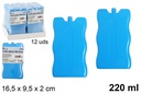 Pack 2 acumuladores de frío nevera 220 ml