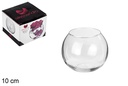 Florero cristal bola caja regalo 10 cm