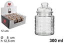 Bote cristal hermético Judy 300 ml
