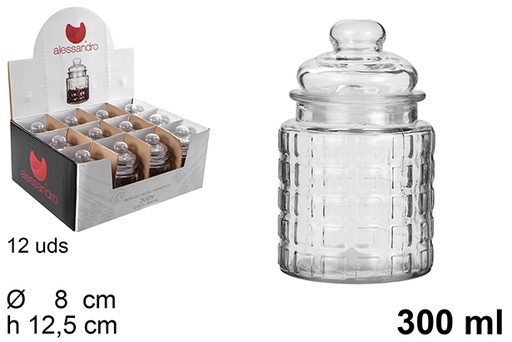 [100486] Pote de vidro hermético Judy 300 ml