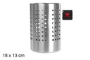 Porta cubiertos acero inox 18x13 cm