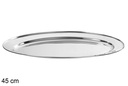 Bandeja ovalada metal 45 cm