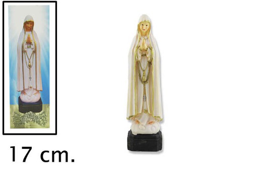 [100845] Virgen de fatima 17cm