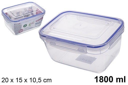 [101643] Lunch box en plastique hermetique rectangulaire Seal 1.800 ml