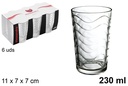 Pack 6 verre d'eau Olas 230 ml