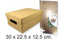 Caja cartón multiuso marrón 30x23x13 cm