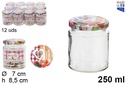 Bote cristal con tapa frutas 250 ml