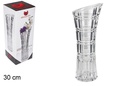 Florero cristal cuadros relieve 30 cm