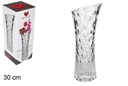 Florero cristal burbujas 30 cm