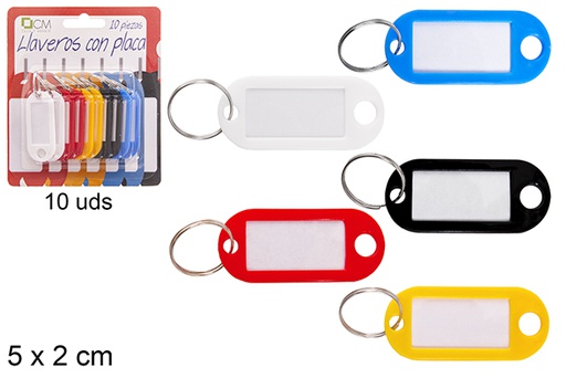 [102352] Pack 10 portachiavi con traga  