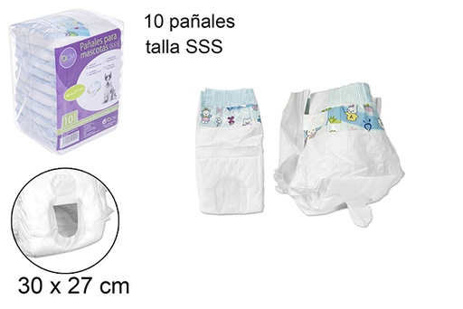 [102433] 10 pet diapers (SSS)