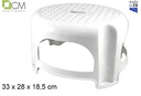 Taburete Step  plástico blanco size M