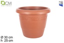 Plastic pot Elsa terracotta 30 cm