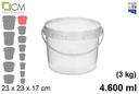 Envase plástico multiuso 4.600 ml (3 kg